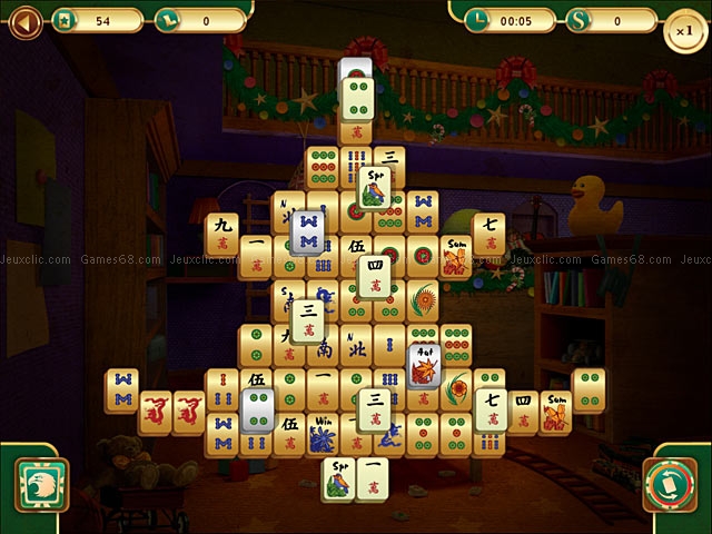 Christmas mahjong