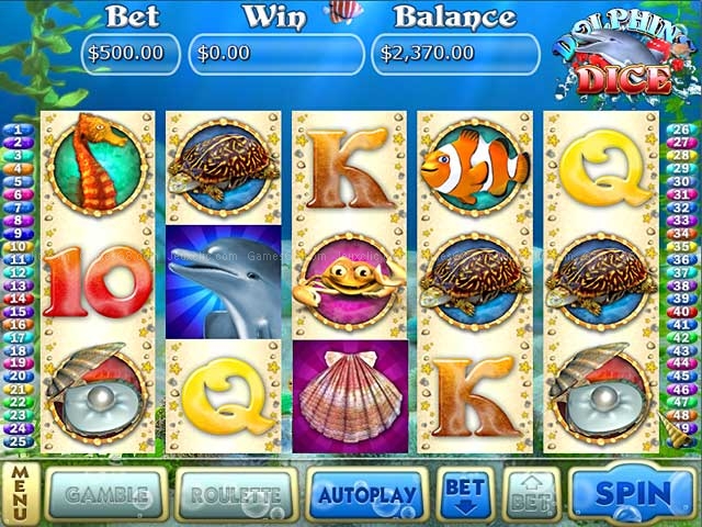 Dolphin dice slots