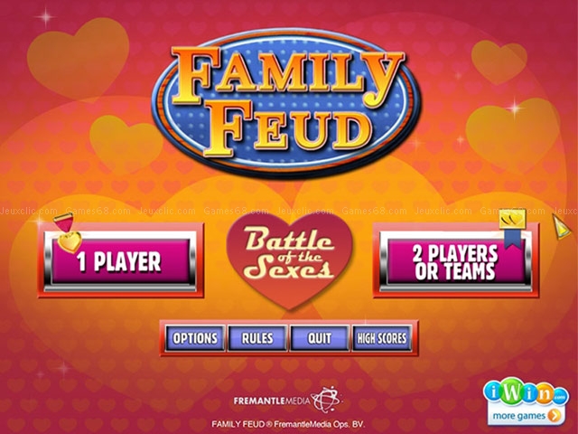 Family feud: battle of the sexes