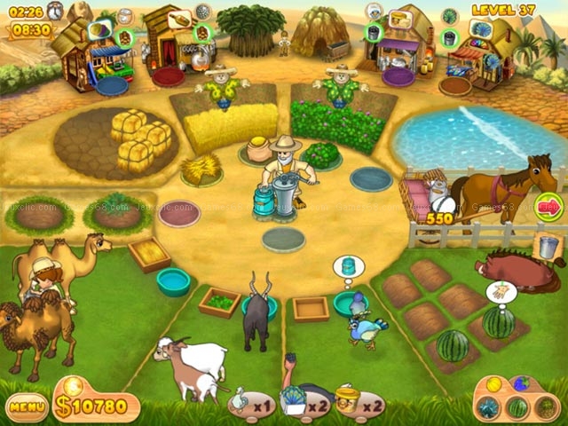 Farm mania: hot vacation