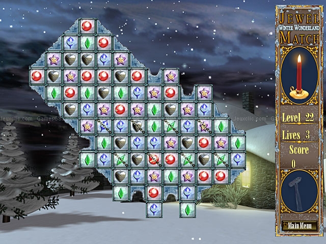 Jewel match - winter wonderland