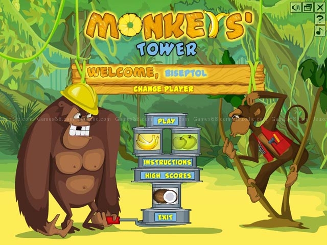 Monkeys tower