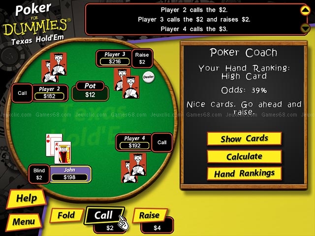 Poker for dummies