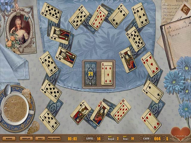 Royal challenge solitaire