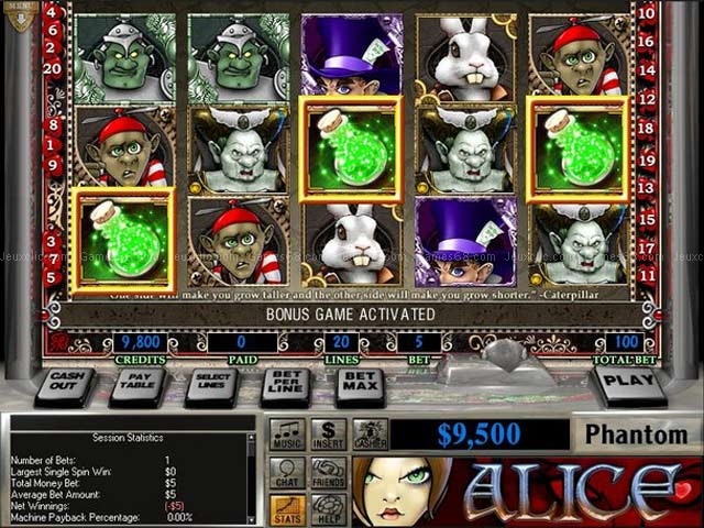 Slot quest: alice in wonderland