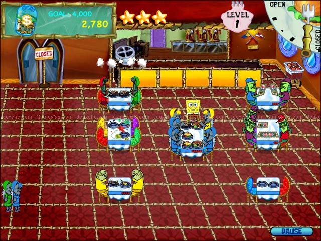 Spongebob squarepants diner dash