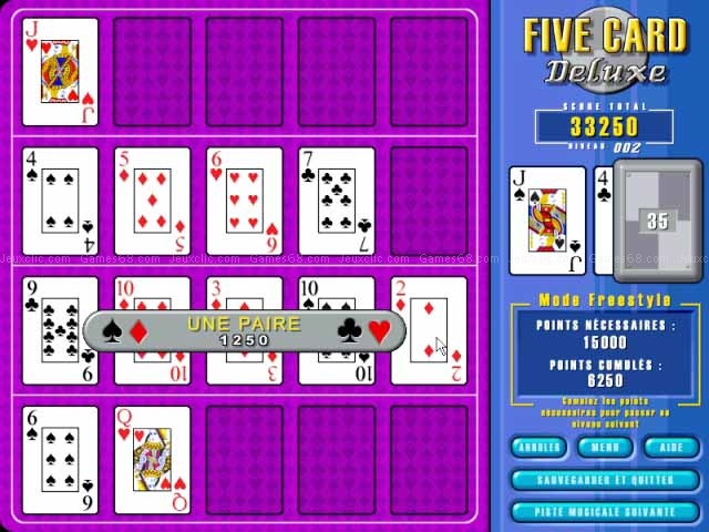 Five card deluxe