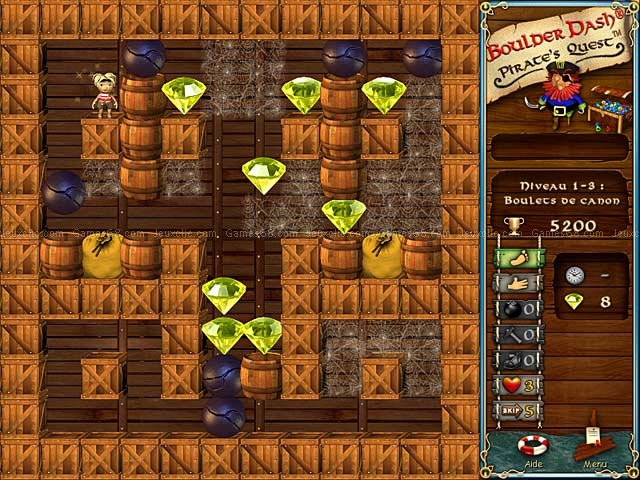 Boulder dash: pirates quest