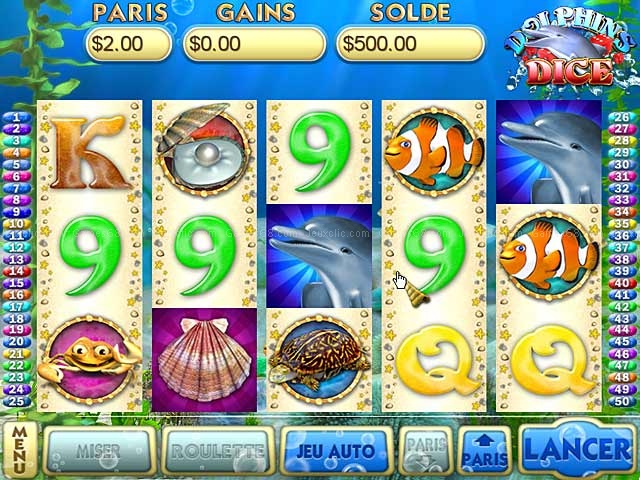 Dolphin dice slots