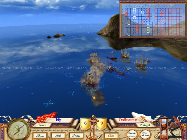 The great sea battle