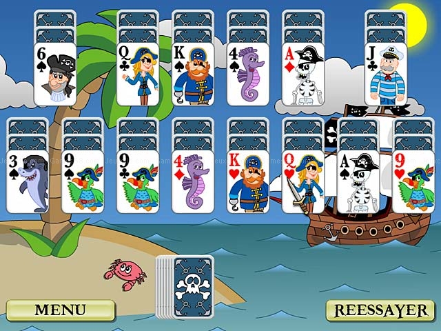 Pirate solitaire