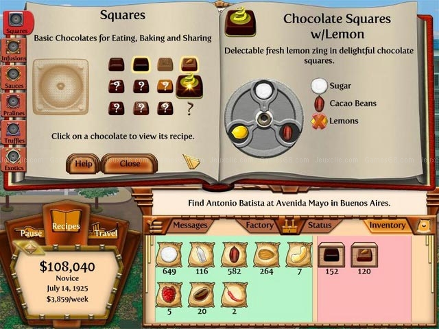 Chocolatier 2: secret ingredients