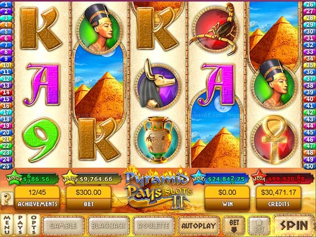 Pyramid pays slots ii