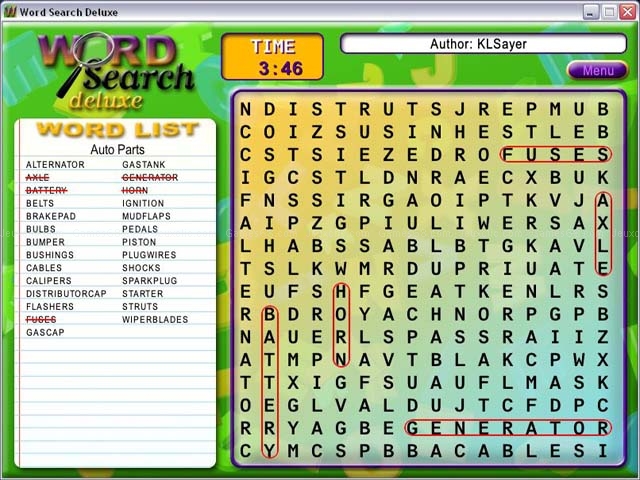 Word search deluxe