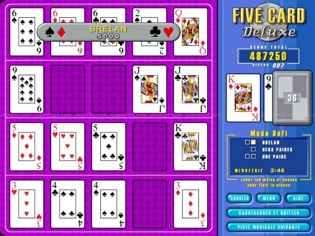 Five card deluxe