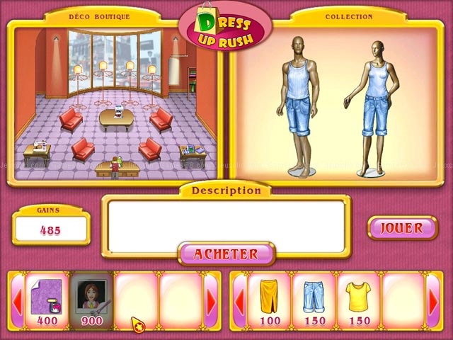 Dress up rush