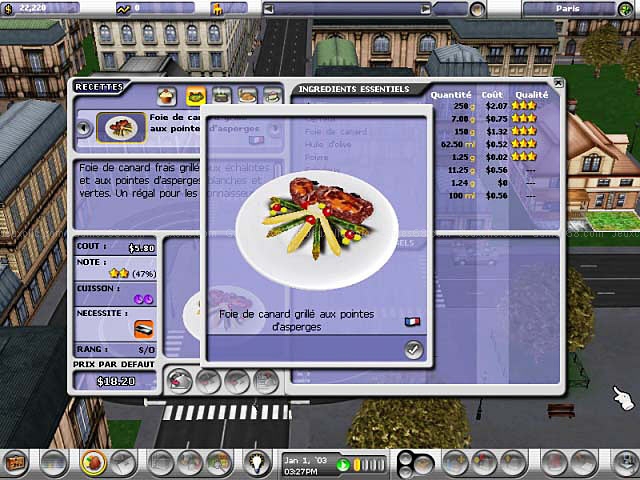Restaurant empire