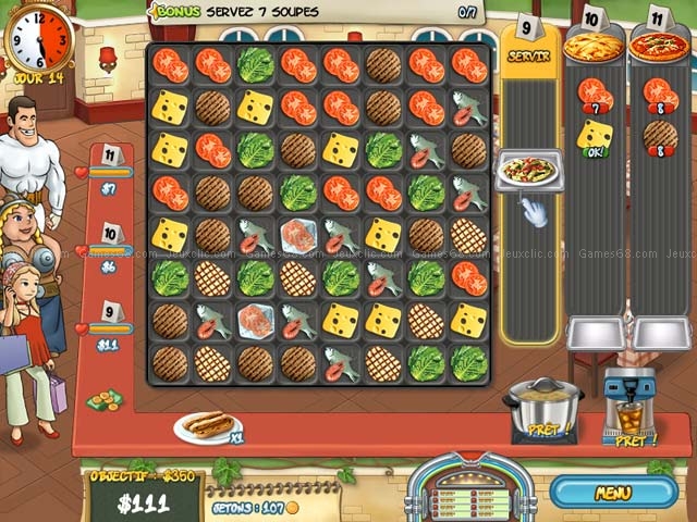 Restaurant rush