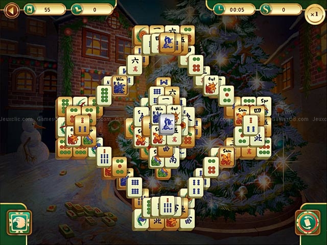 Christmas mahjong