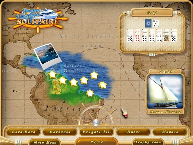 Dream vacation solitaire