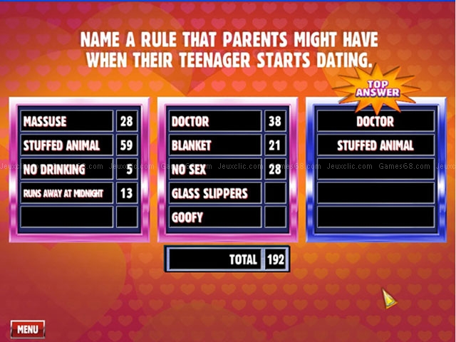 Family feud: battle of the sexes