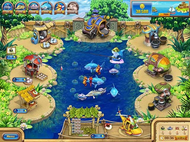 Farm frenzy: gone fishing