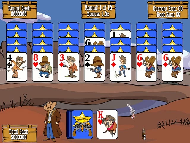 Gunslinger solitaire