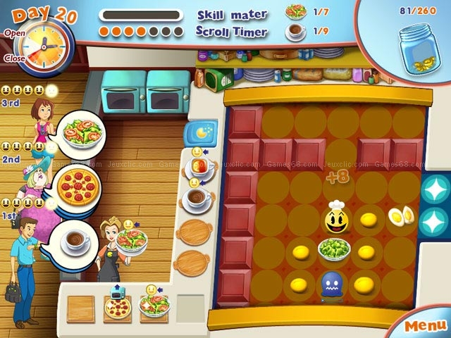 Pac-man pizza parlor