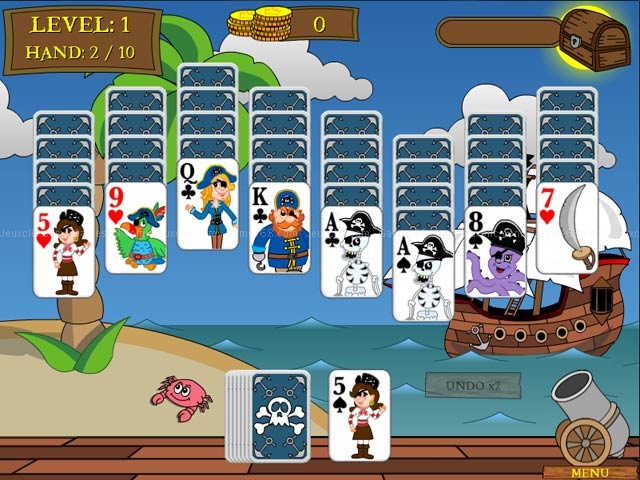 Pirate solitaire