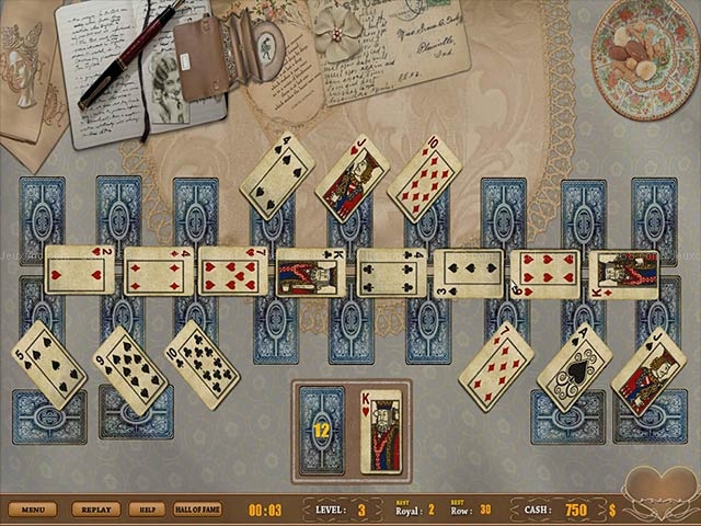 Royal challenge solitaire