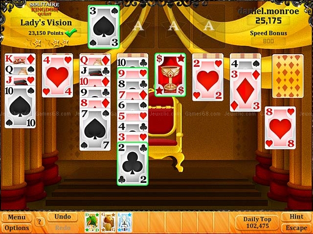 Solitaire kingdom quest