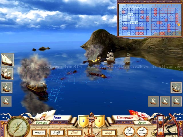 The great sea battle: the game of battleship