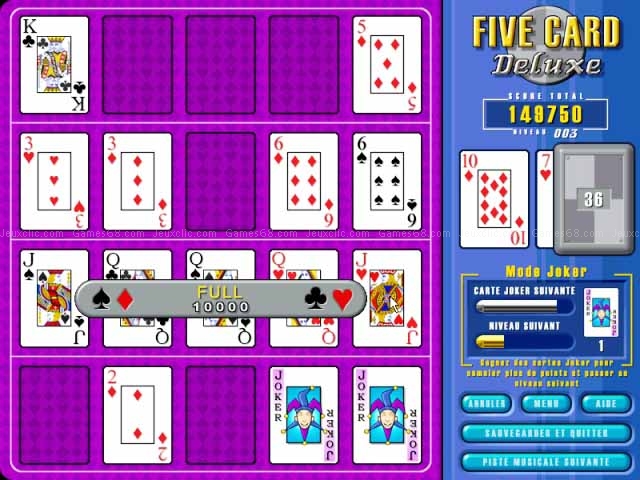 Five card deluxe