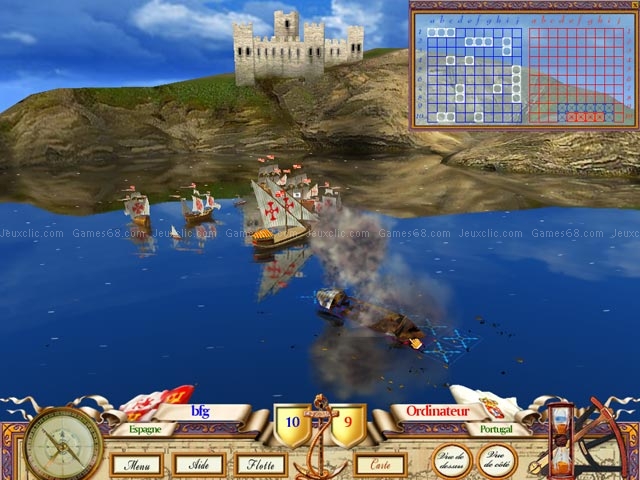 The great sea battle