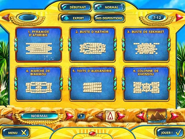 Mahjongg: ancient egypt