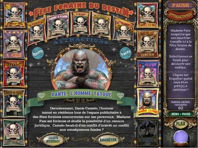 Mystery case files: madame fate