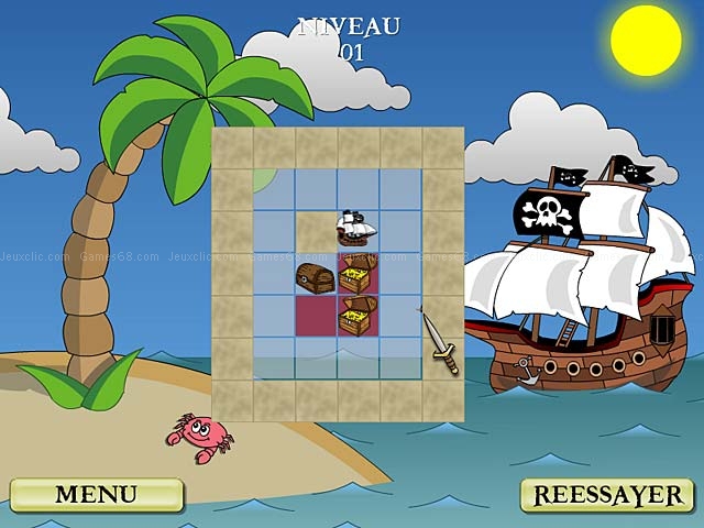 Pirate solitaire